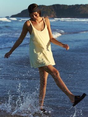 Free People Hot Shot Mini Dress Sour Citrus Size Small